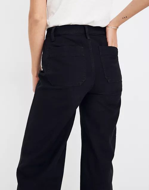 Petite Emmett Wide-Leg Crop Pants | Madewell