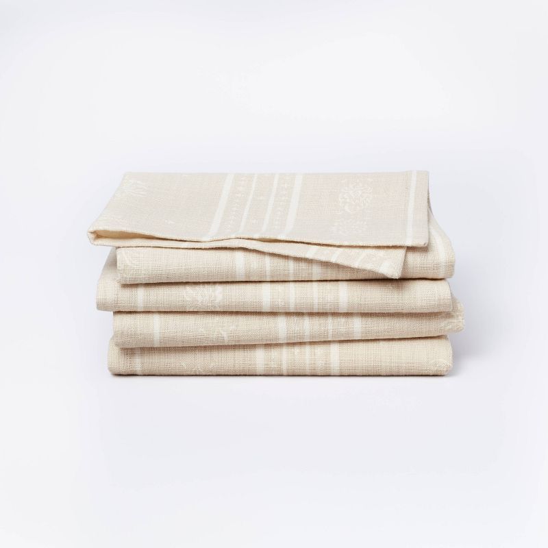 4pk Cotton Paisley Napkins - Threshold™ designed with Studio McGee | Target