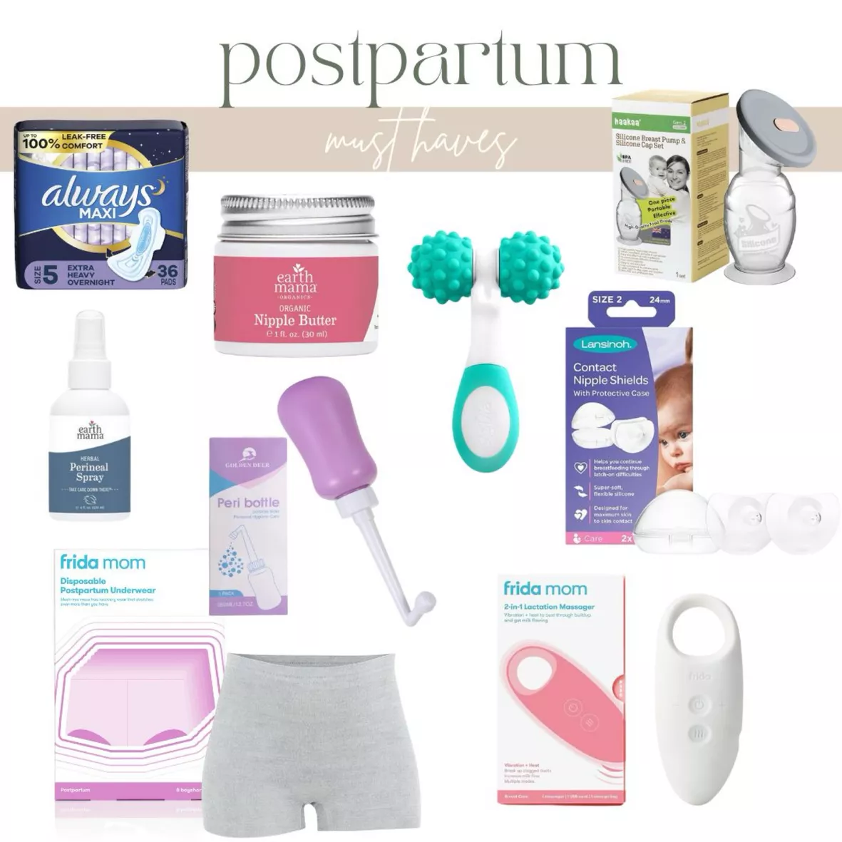 Postpartum essentials  Postpartum care kit, Baby care kit