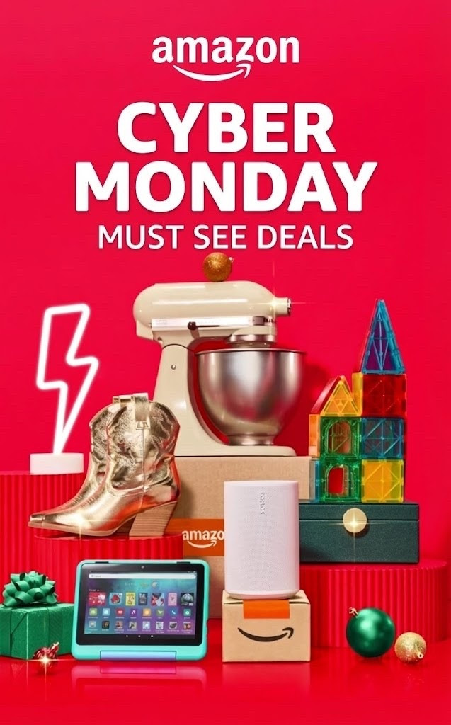 #ad @amazon #founditonamazon #WinterFavorites2025

CYBER MONDAY is on fire 🔥✨
I rounded up some of the must-see deals you don’t want to miss — perfect for gifting, home upgrades, kids’ favorites, and cozy season essentials.
Everything featured here is linked for you below ⬇️
Tap to shop the savings while they last! 🛒💻🎁
#CyberMonday #HolidayDeals #AmazonFinds #GiftGuide #DealRoundup #LTKSale #LTKHoliday #LTKFinds #LTKDeals