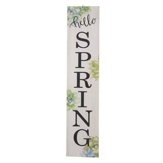 Glitzhome® 3.5ft. Wooden "SPRING" Porch Sign | Michaels Stores