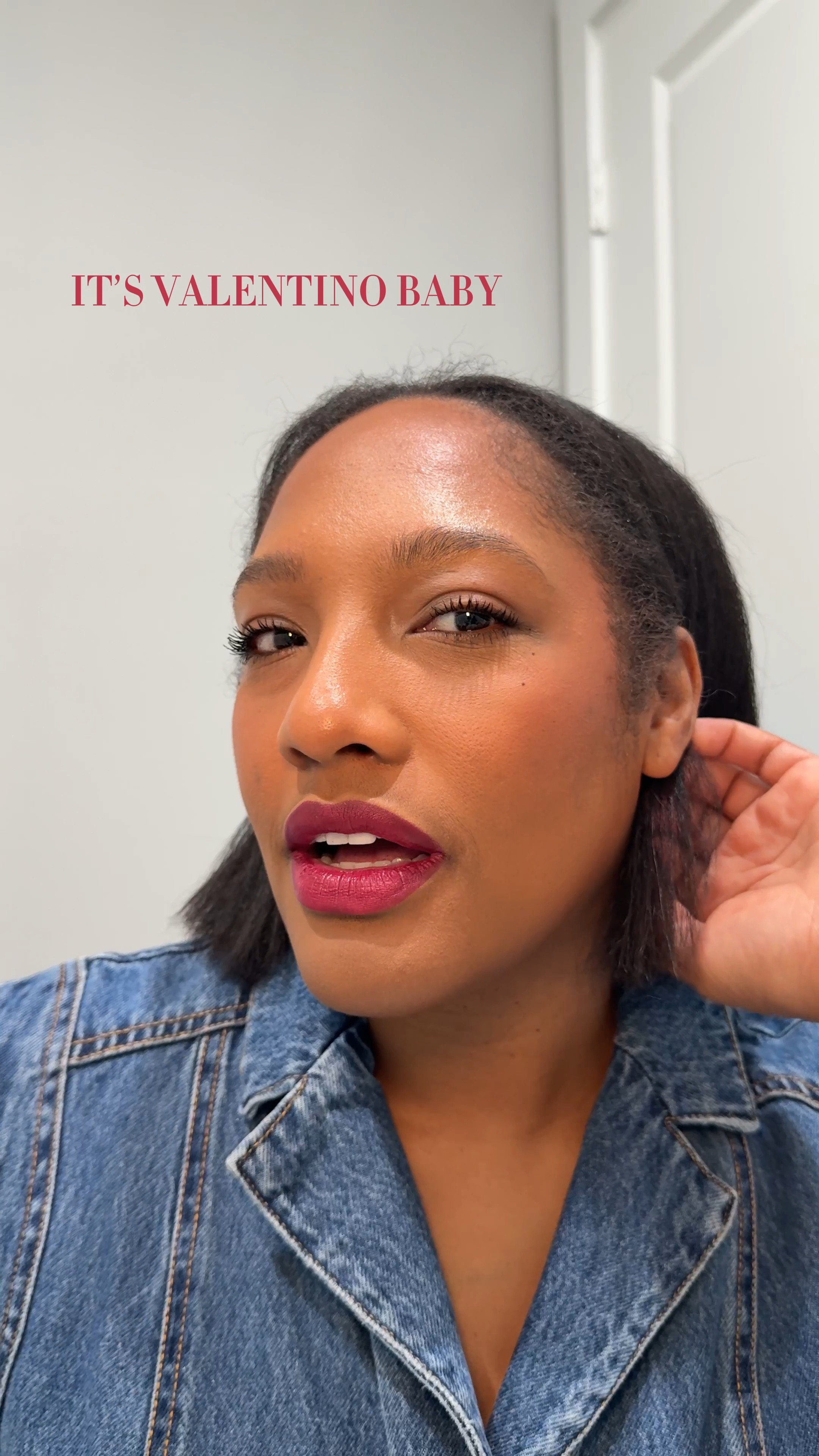 This shade?! 508R ‘It’s Valentino Baby’ is the definition of bold, with EXTRA pigment and a buttery matte finish. Plus, it’s lightweight enough for all-day wear! Can we also take a moment to appreciate this gold, studded packaging?! She is living up to her name for sure!💄🤩

#LTKBeauty #LTKVideo #LTKFindsUnder100