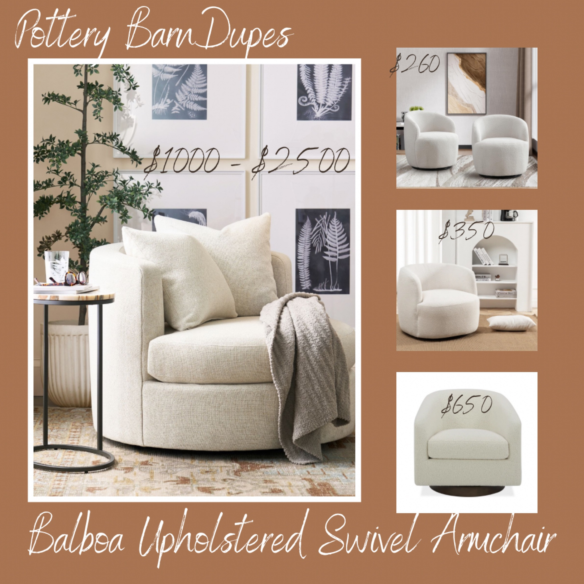 Swivel Chair Dupe

#LTKhome