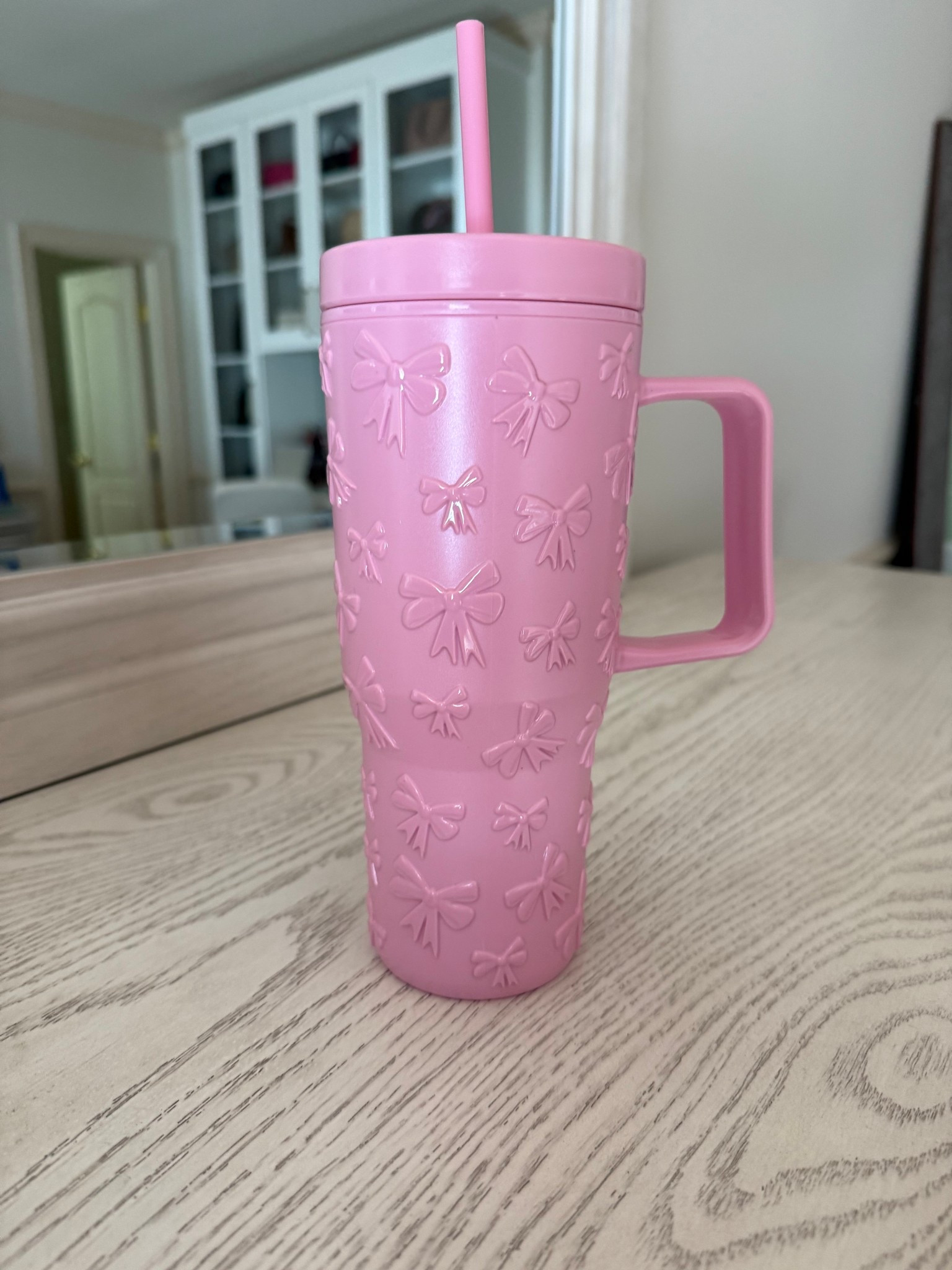 The cutest $7 bow cup from Walmart!

#LTKFindsUnder100 #LTKGiftGuide #LTKHoliday