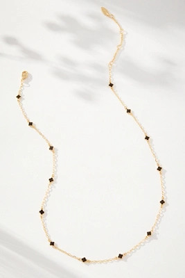 Tiny Clover Chain Necklace | Anthropologie (US)