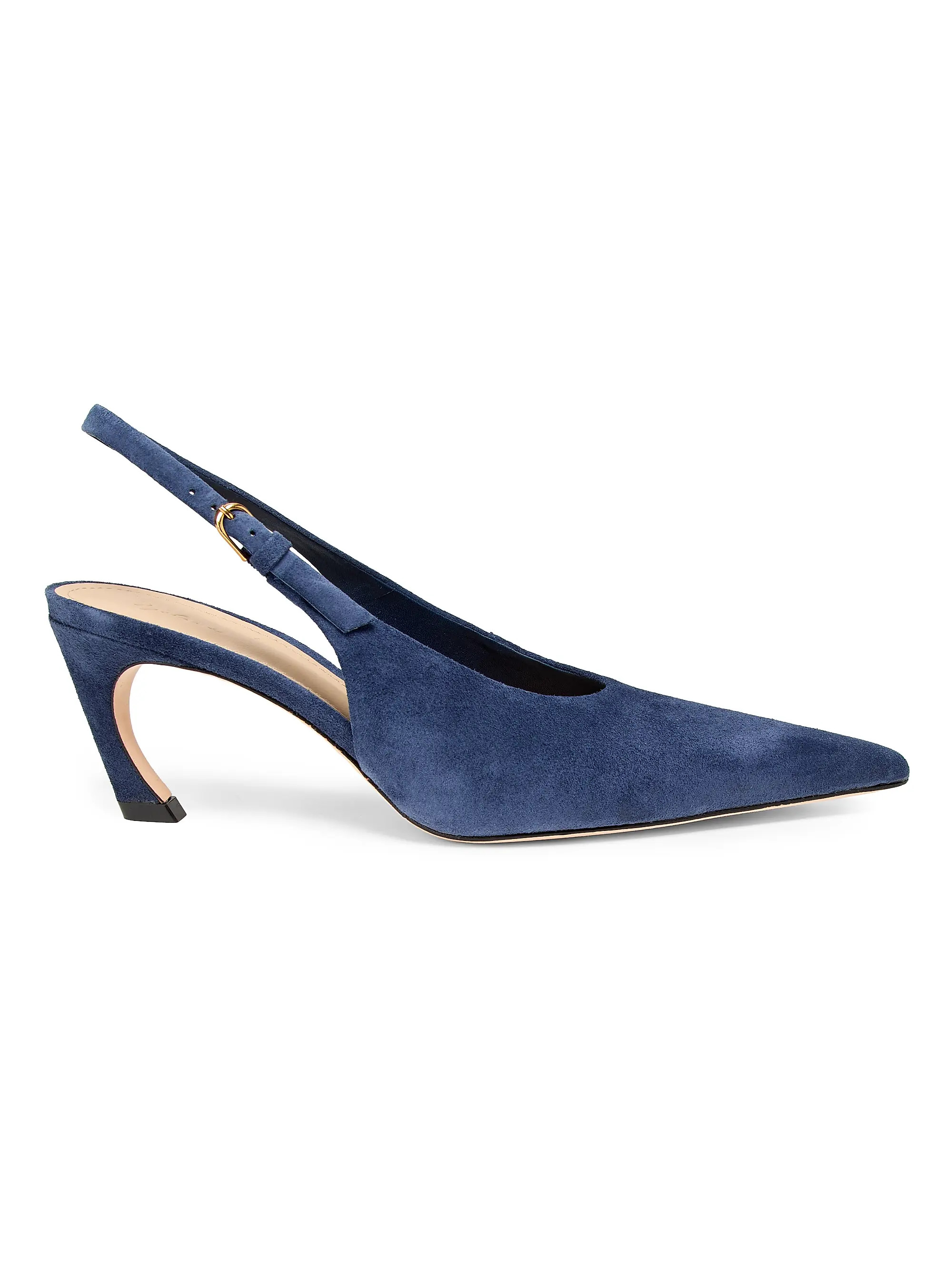 65MM Suede Curved-Heel Pumps | Saks Fifth Avenue