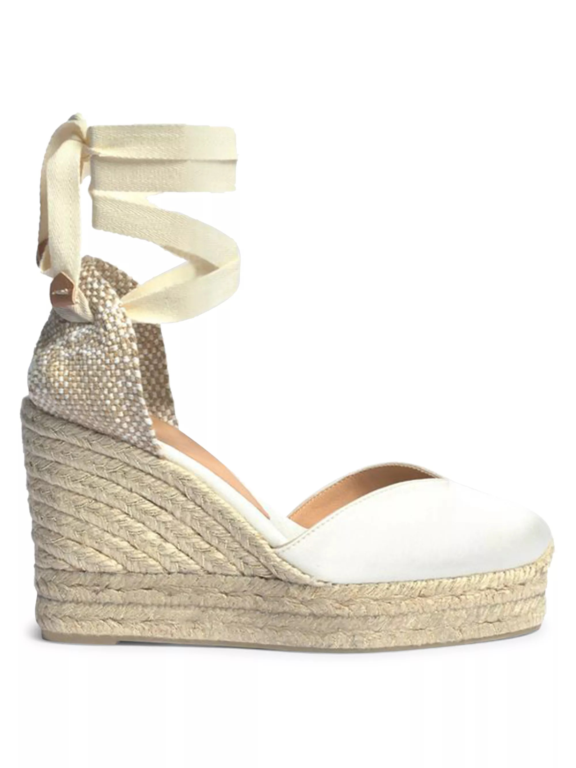 Chiara Satin Platform Wedge Espadrilles | Saks Fifth Avenue