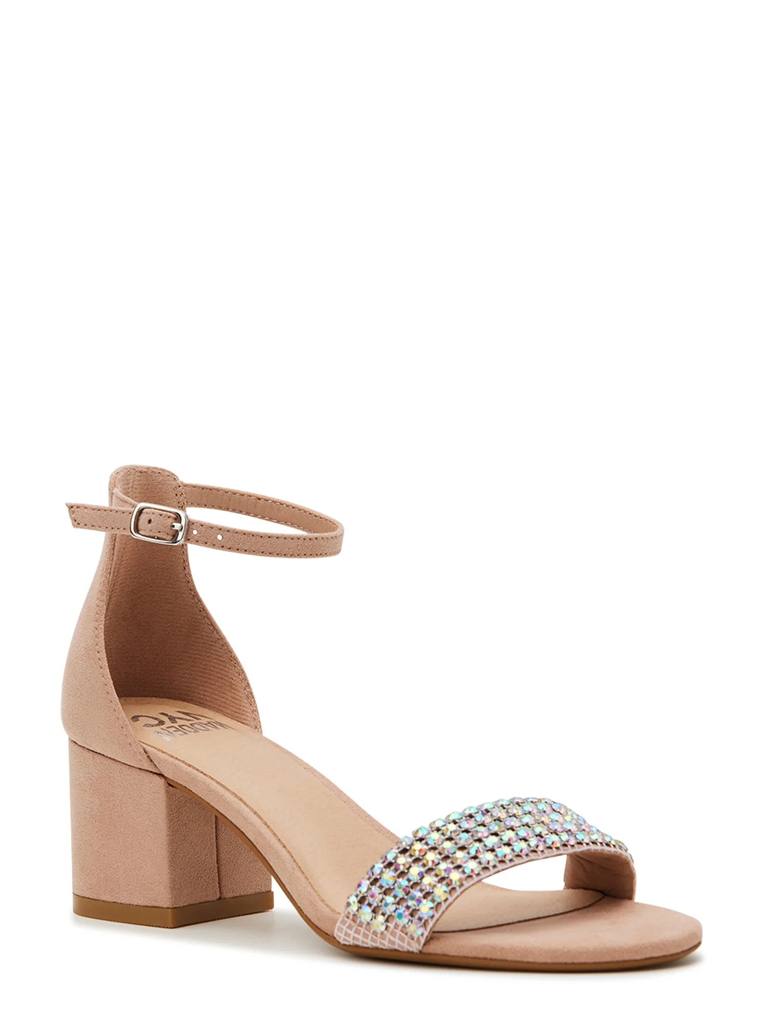 Madden NYC Women's Block Heel City Sandals, Sizes 6-11 | Walmart (US)