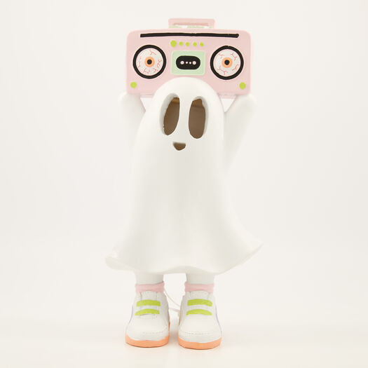 White Musical Ghost Halloween Decor 35x17cm | TK Maxx