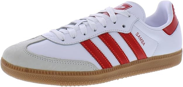 Adidas Originals Samba OG - Women's (IF6513, White/Off White/Solar Red) | Amazon (US)