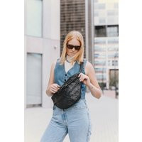 Quilted Soft Leather Crossbody Bag Long Strap, Xl Hobo Style | Etsy (US)