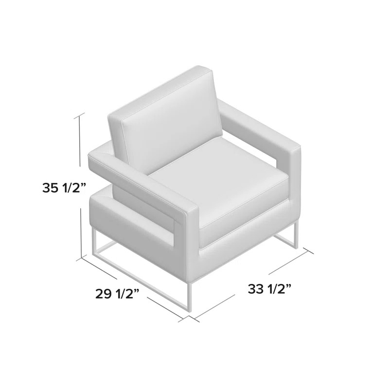 Binghamton 33.5'' Wide Velvet Armchair | Wayfair North America