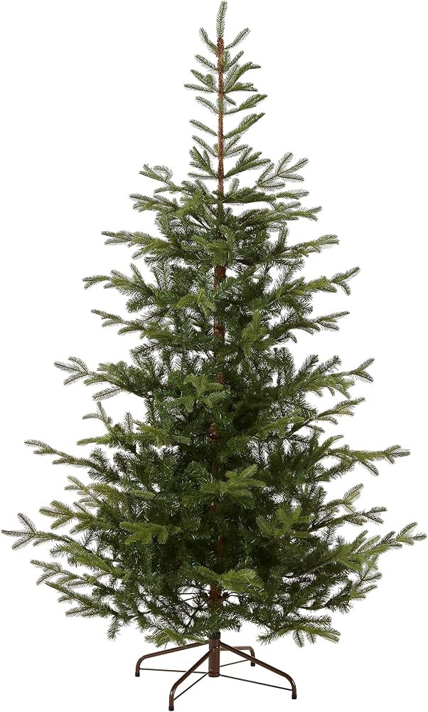 National Tree Company 7.5 ft Unlit Norwegian Spruce Artificial Christmas Tree, 1,325 Tips, Includ... | Amazon (US)