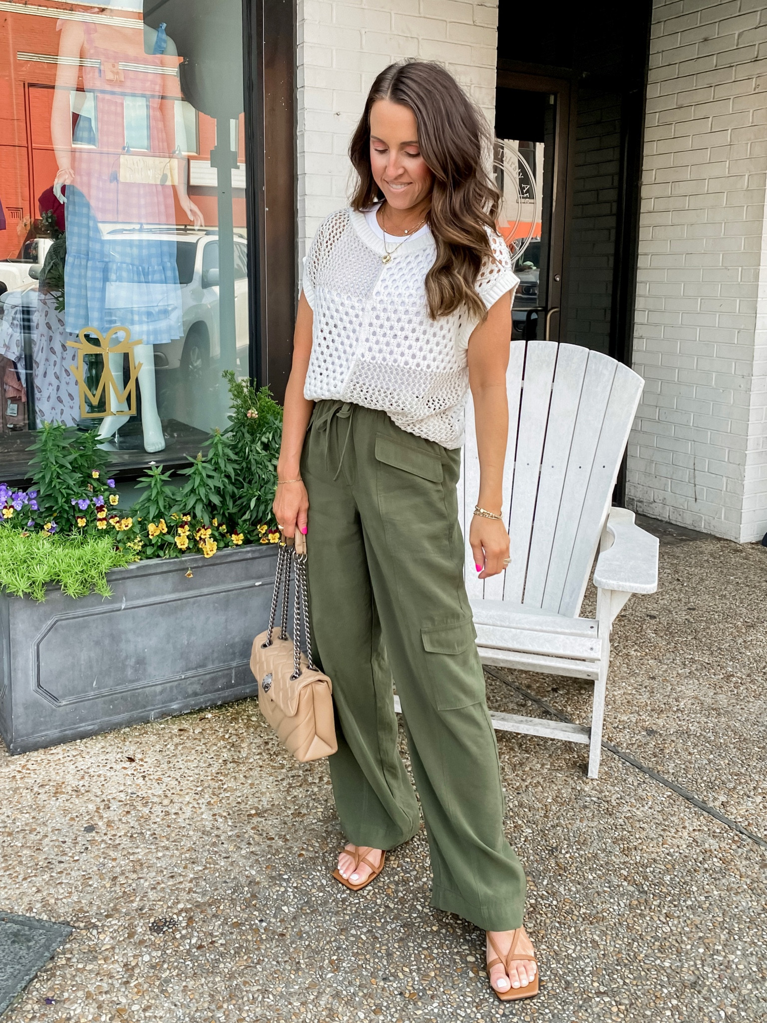 Plus Size Twill Utility Cargo Pants curated on LTK