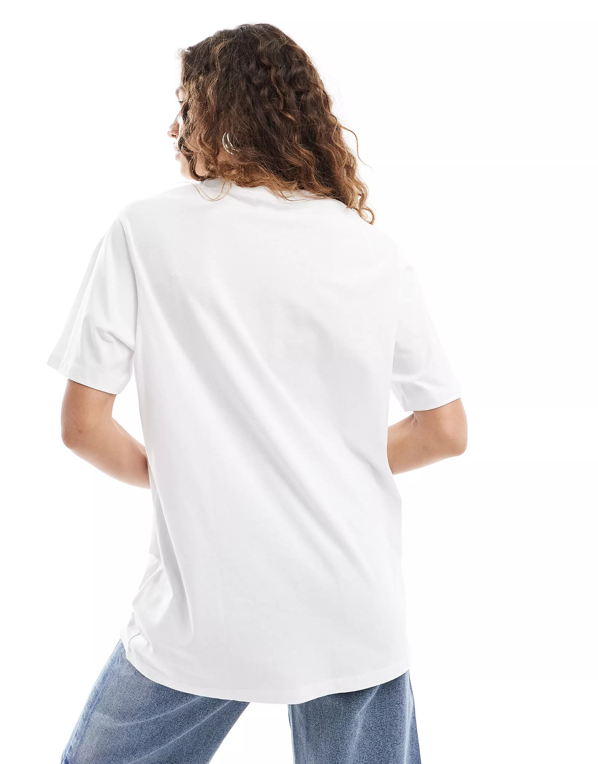 Monki - T-shirt oversize - Blanc | ASOS (Global)