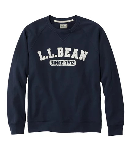 Men's L.L.Bean 1912 Sweatshirt, Raglan Crewneck, Logo | L.L. Bean
