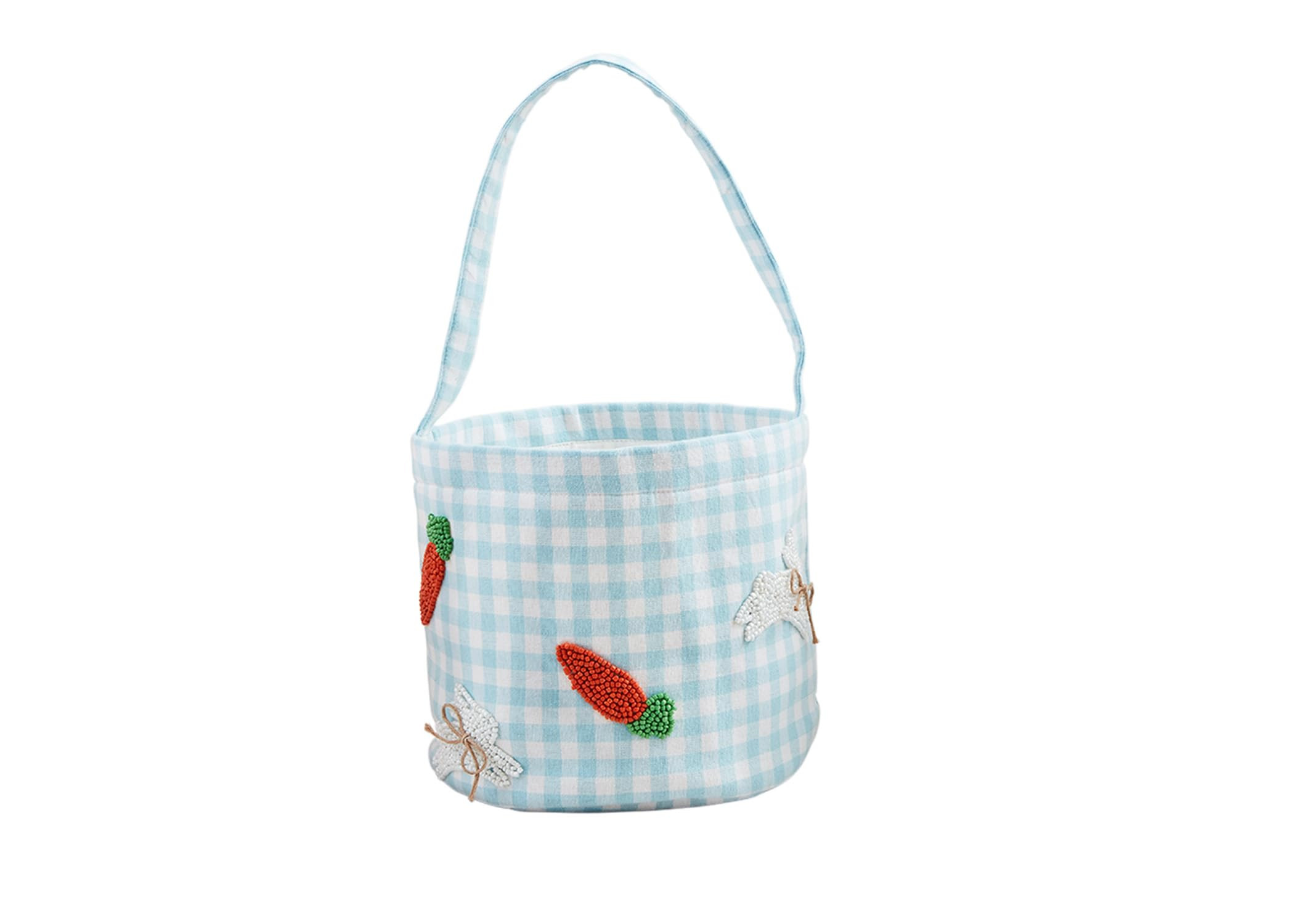 Mud Pie Blue Easter Beaded Bucket; 7 1/2" x 8 1/2" | Amazon (US)
