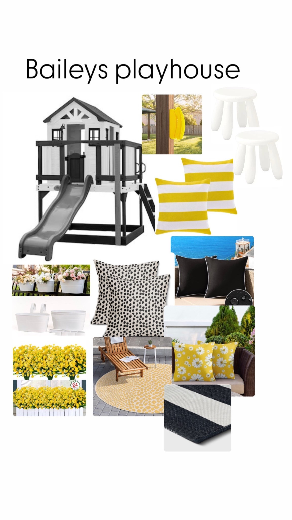 Baileys playhouse is coming along. Here’s what we’ve added so far. 😊

#LTKHome #LTKKids