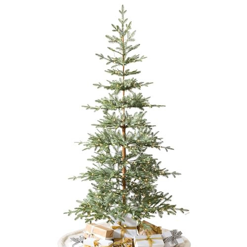 Balsam Hill 6.5ft Pre-Lit Alpine Balsam Fir - Sparse Artificial Christmas Tree with 400 Clear LED Fairy Lights, Pre-Fluffed Memory Wire Branches & Easy Plug Technology for Elegant Spaces | Amazon (US)