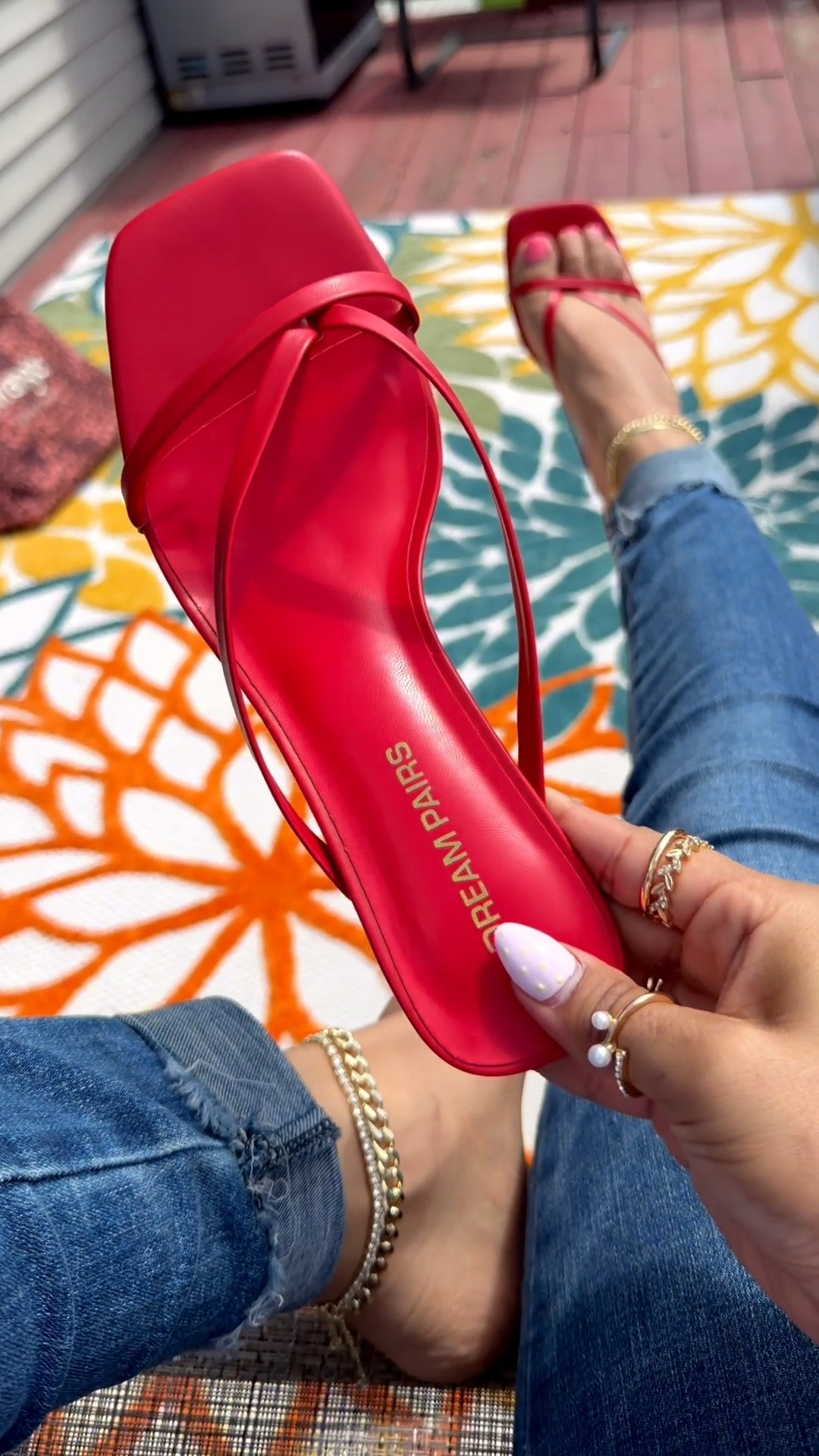 RED Kitten heels 😍. #kittenheels #heels

#LTKootd #LTKgrwm