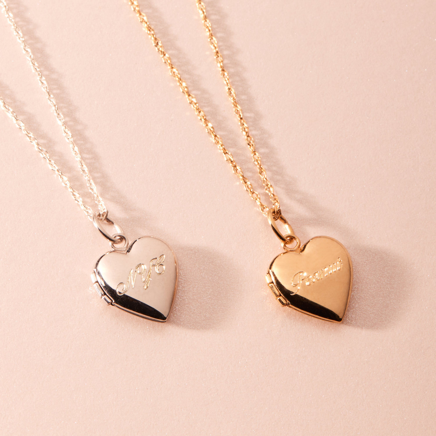 Dollhouse Engravable Gold Heart Locket | Catbird