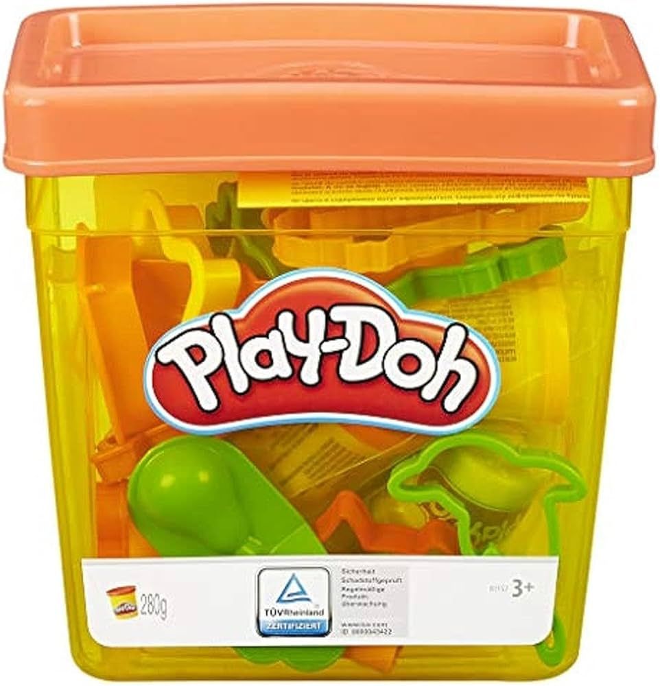Play-Doh Fun Tub Playset, Starter Set for Kids with Storage, 18 Tools, 5 Non-Toxic Colors, Presch... | Amazon (US)