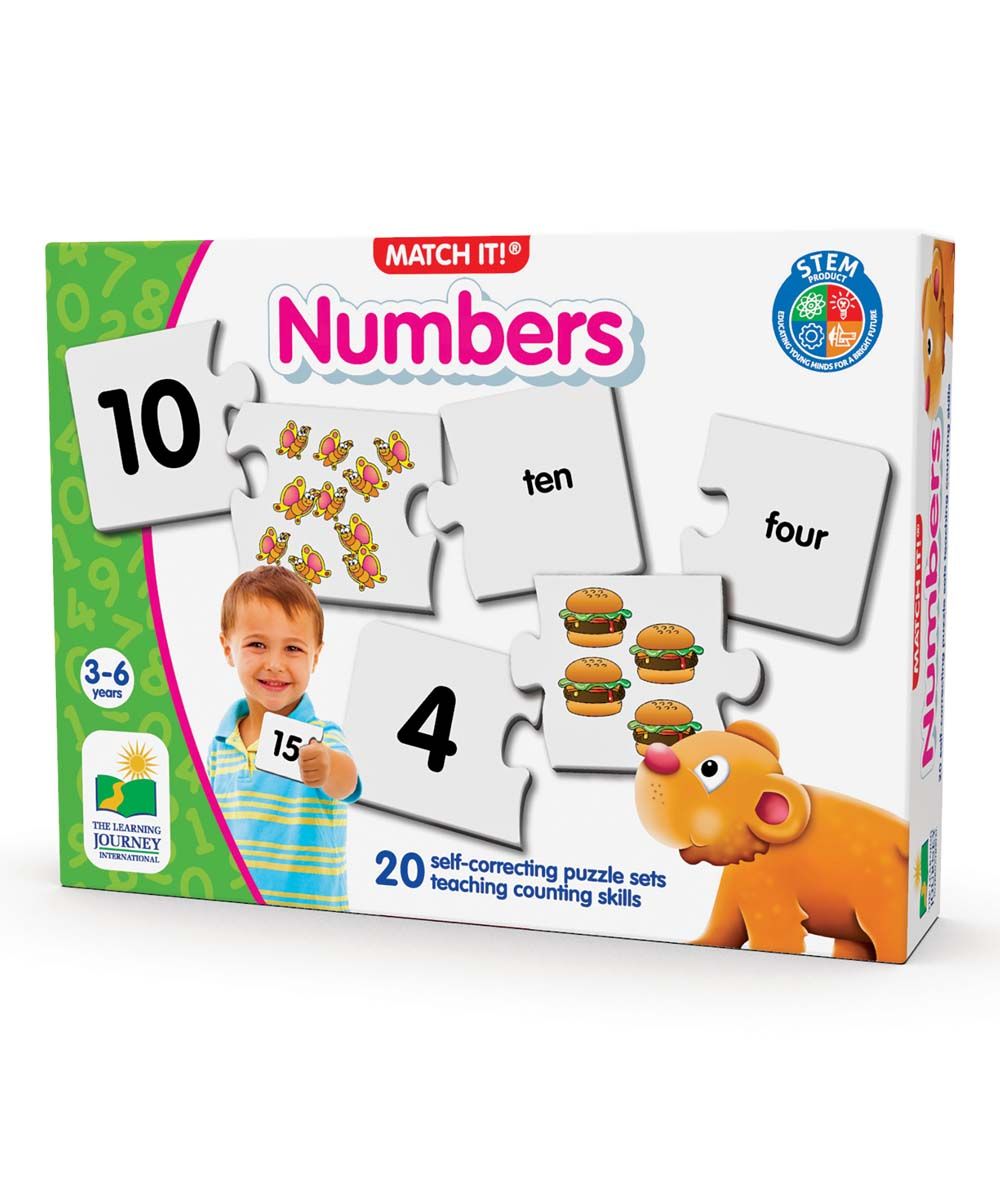 The Learning Journey Math Education Toys - Match It! Numbers Puzzle Game | Zulily