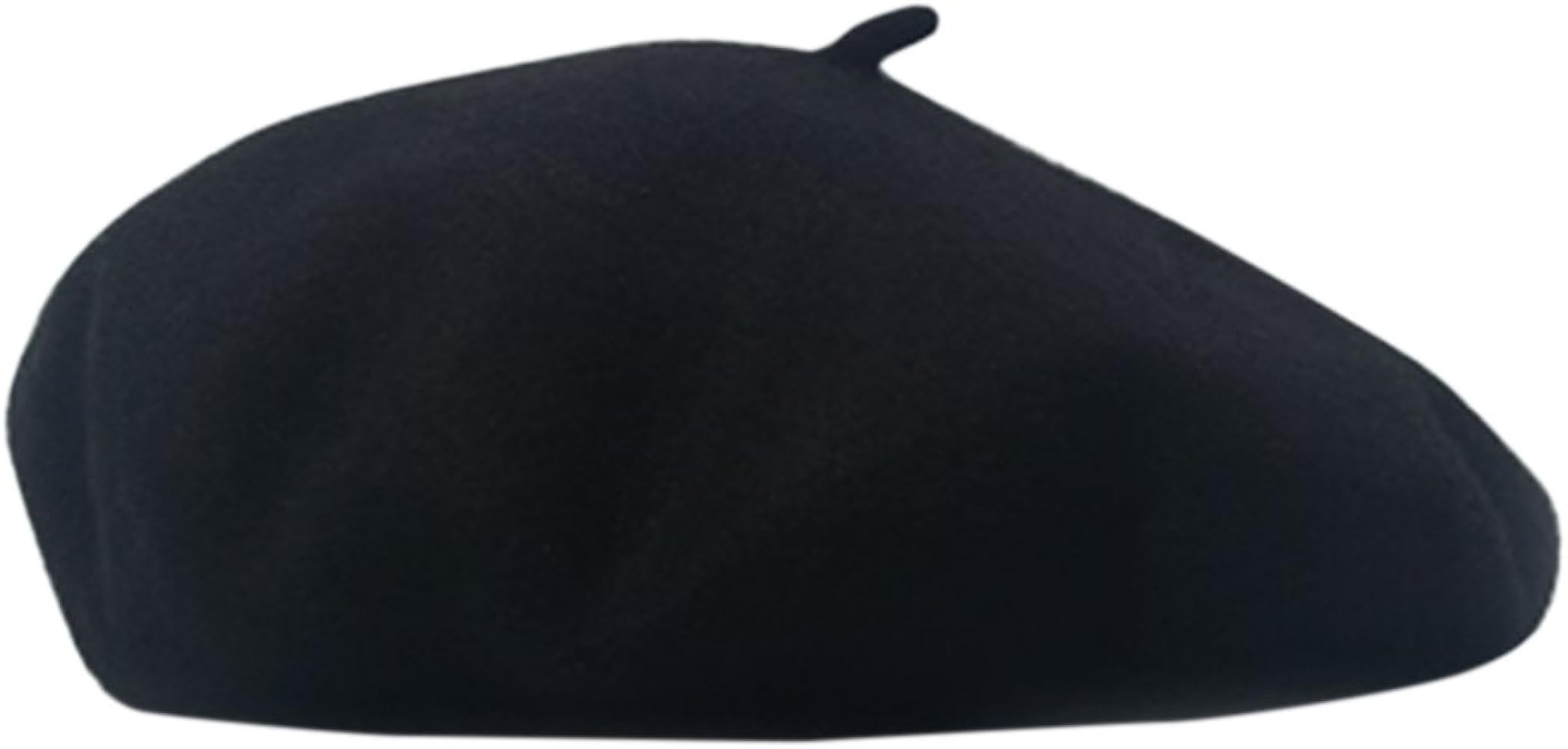 AIYUE Women Men Wool French Beret Solid Color Warm Beanie Hat Artist Painter Fancy Dress Costumes | Amazon (US)