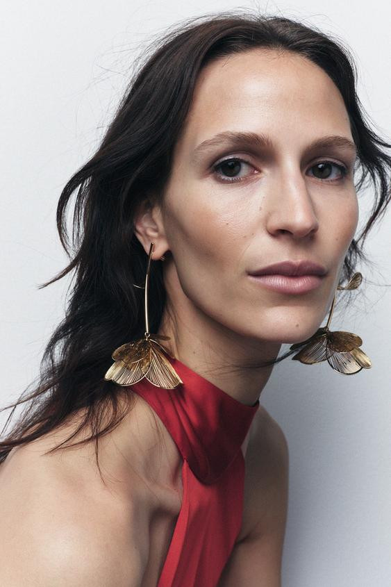 FLOWER EARRINGS | Zara US