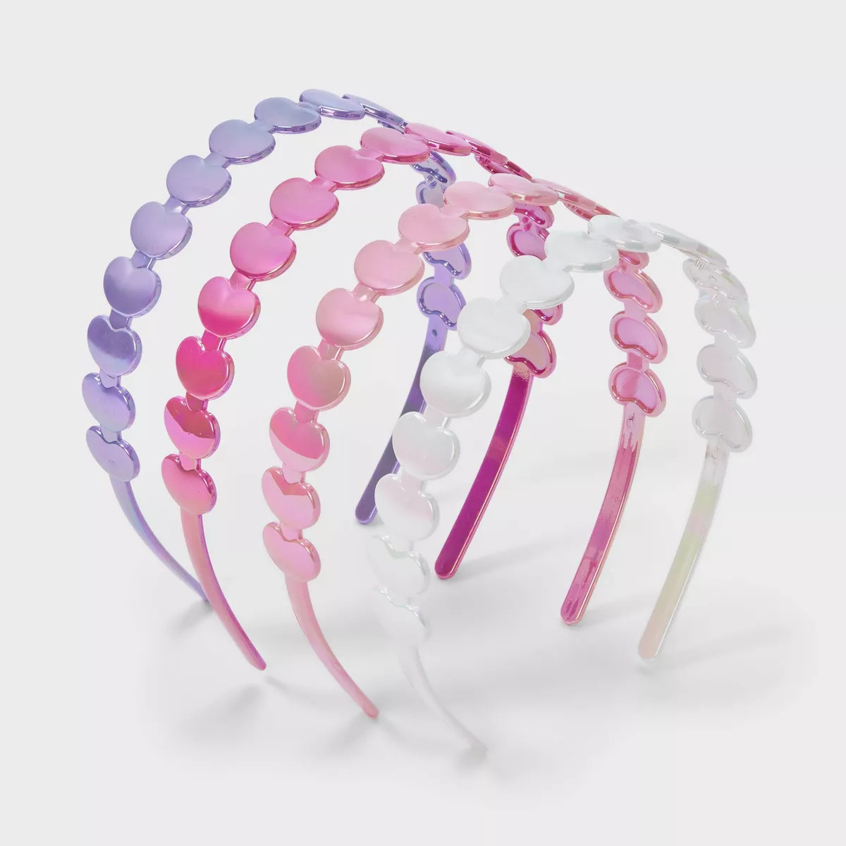 Girls' 4pk Plastic Heart Headband - Cat & Jack™️ | Target