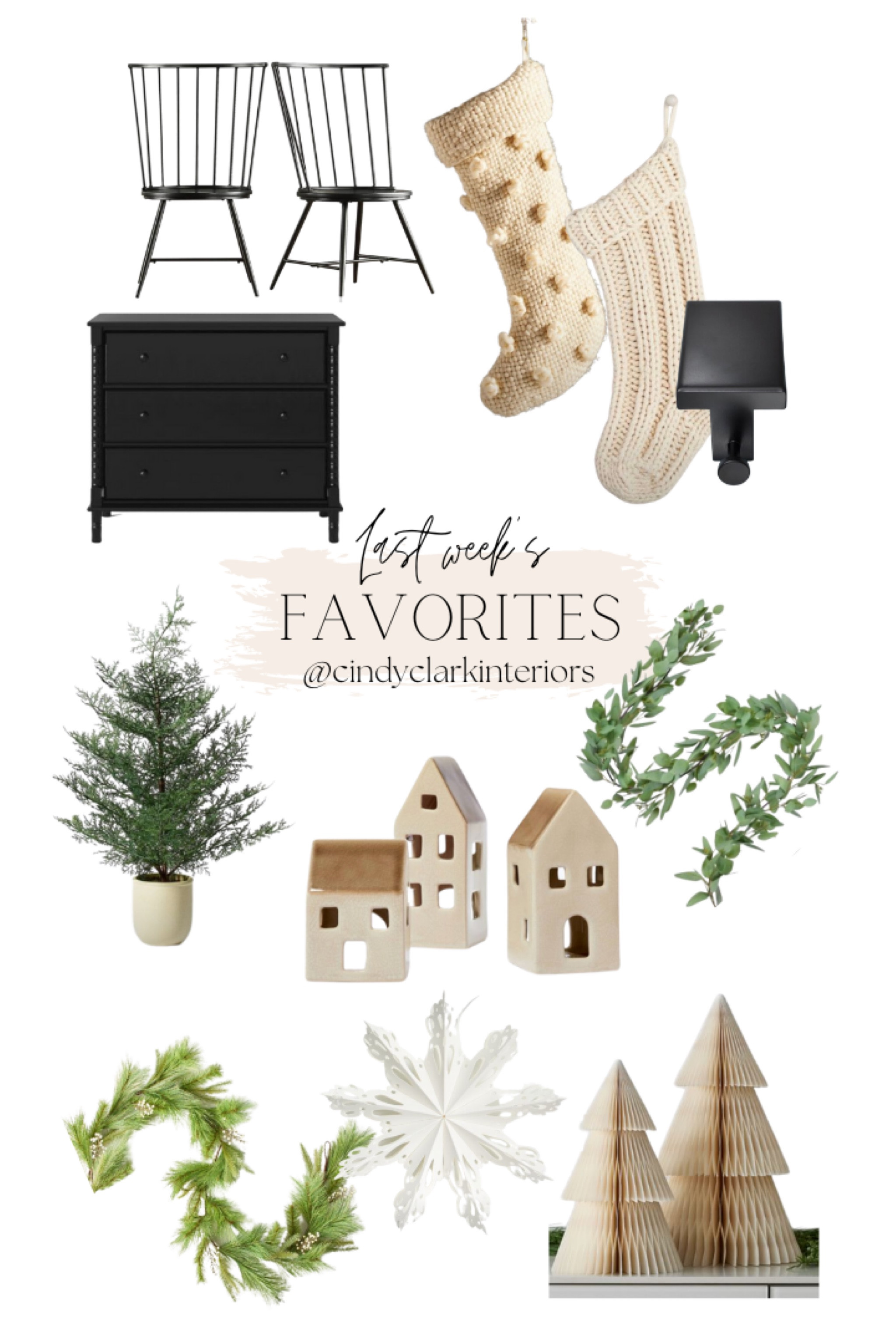All of last week’s favorites in one place! 

Garland, Christmas, dresser, dining chairs, stockings, ornaments, tree

#LTKhome #LTKSeasonal #LTKHoliday