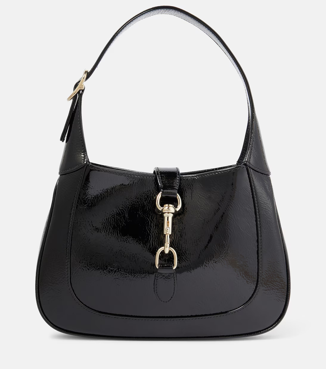 Gucci Jackie Small patent leather shoulder bag | Mytheresa (US/CA)