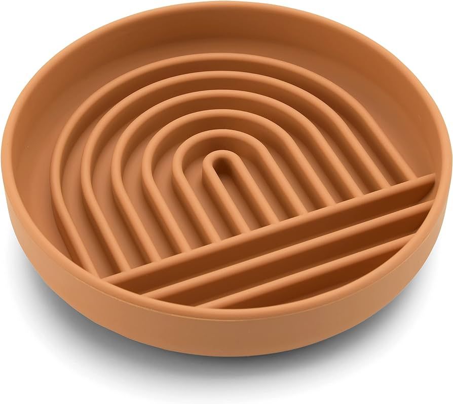 Slow Feeder Dog Bowl: The Slowdown Bowl is A Modern, Silicone Puzzle Bowl & Lick Mat. Slow Eating... | Amazon (US)