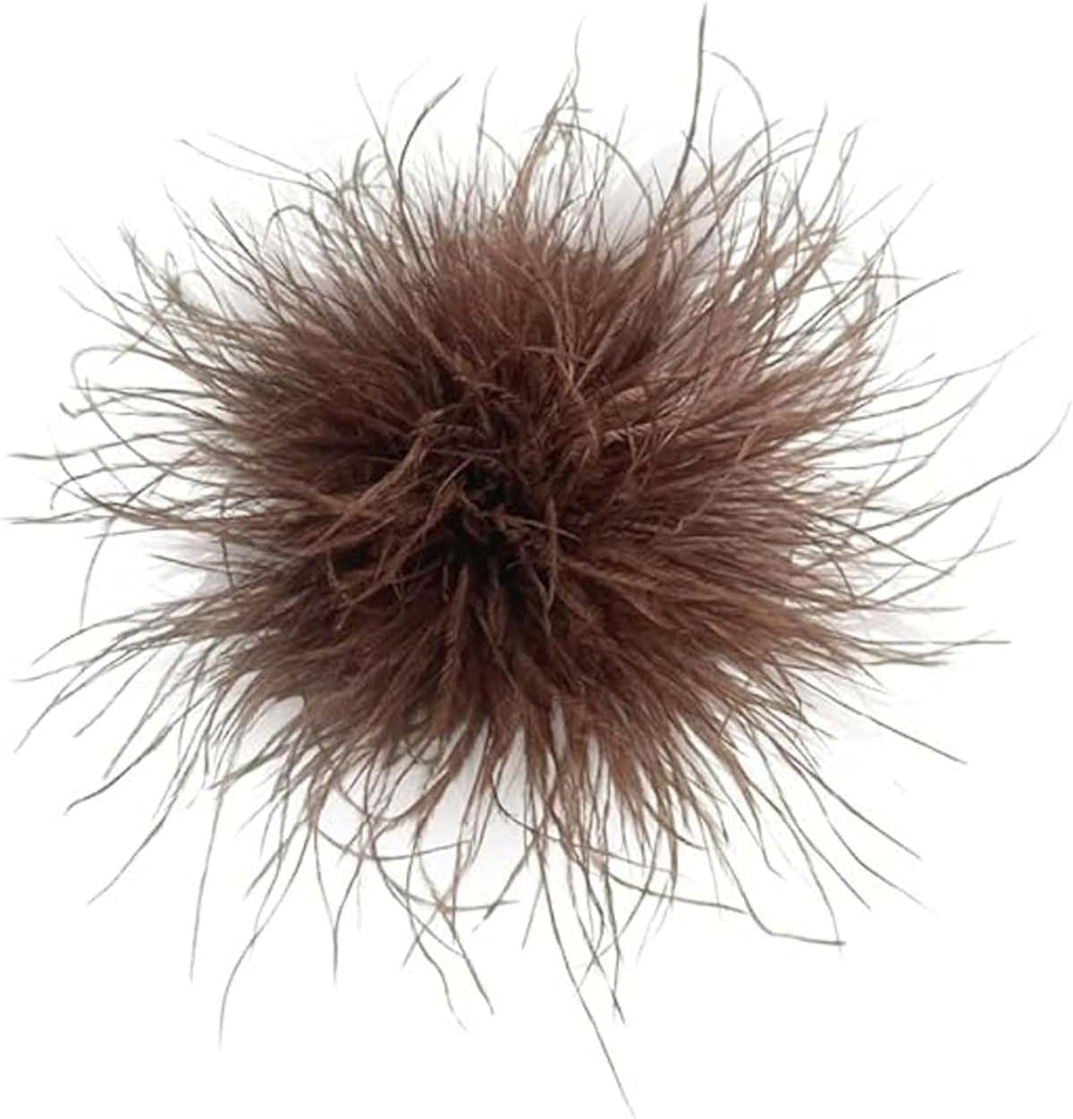 Ostrich Feathers Brooch, Oversized Flower Vintage Statement Pin, Feather Brooches For Women, Elegant Women Clothing Accessory | Amazon (US)