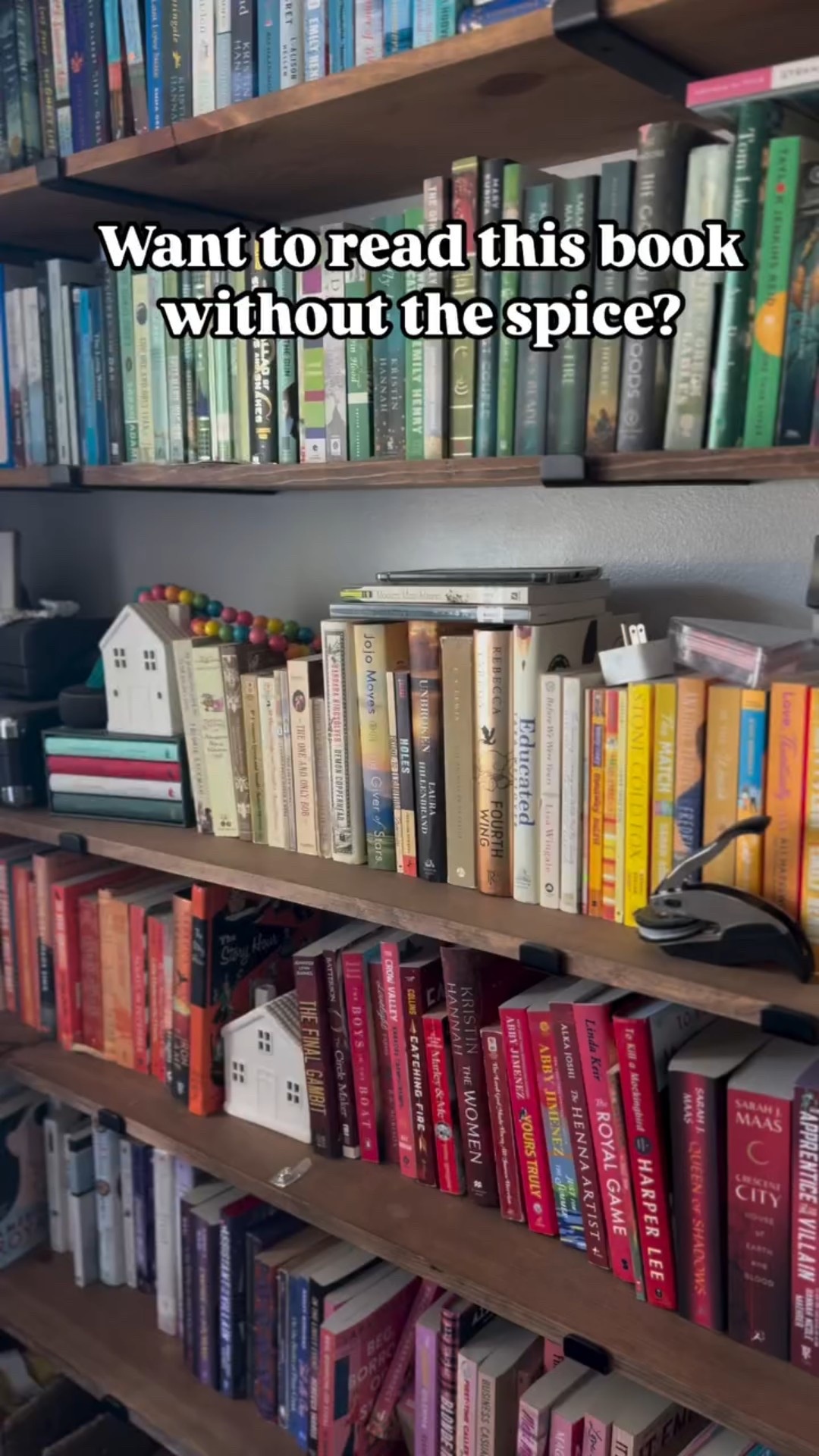 Want to read this book without the spice! Skip or skim these pages! 

This is a pretty low spice book, and duology, to begin with, which is nice! 

#bookstagram #bookstagrammer #booklover #bookworm #booksbooksbooks #booktok #booktoker #bookreviewer #skipthespice #lowspicereads