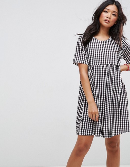 ASOS Ultimate Mini Smock Dress in Gingham | ASOS US