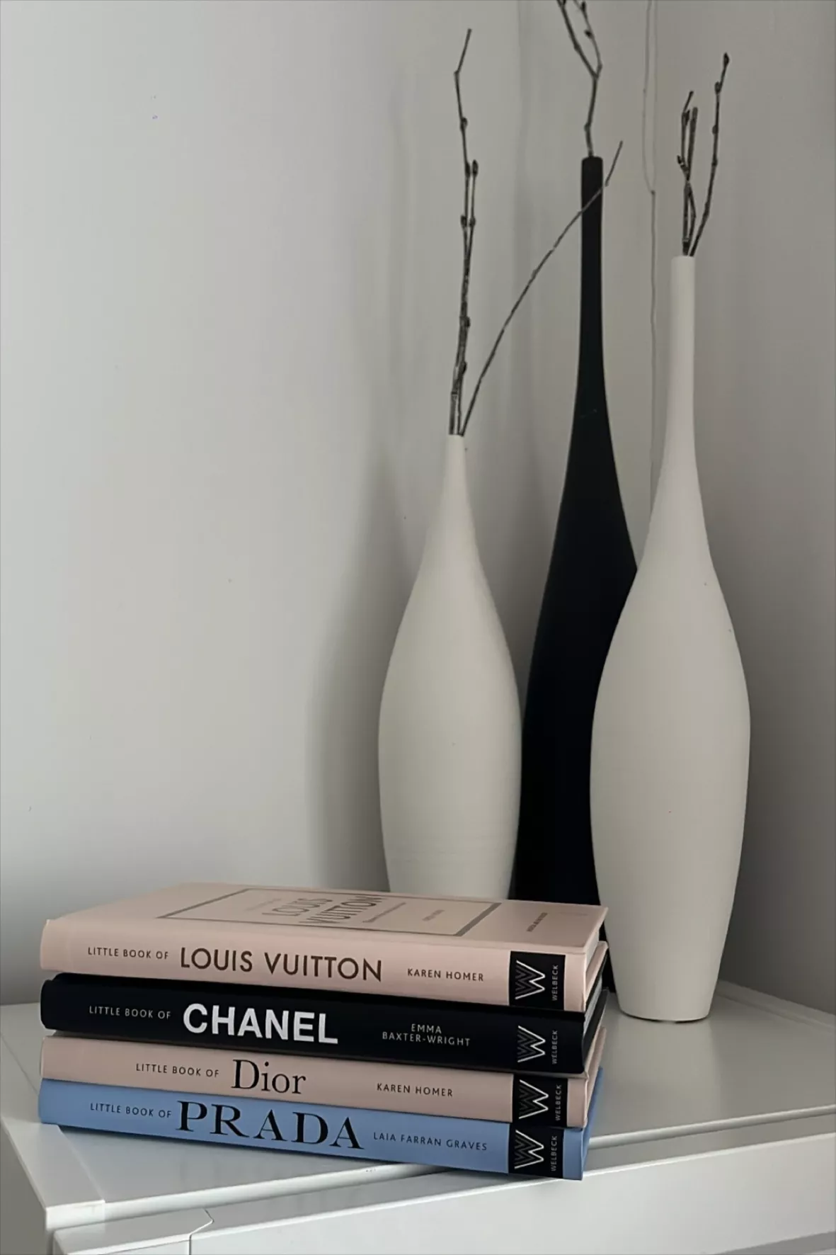 Chanel Louis Vuitton Books Decor