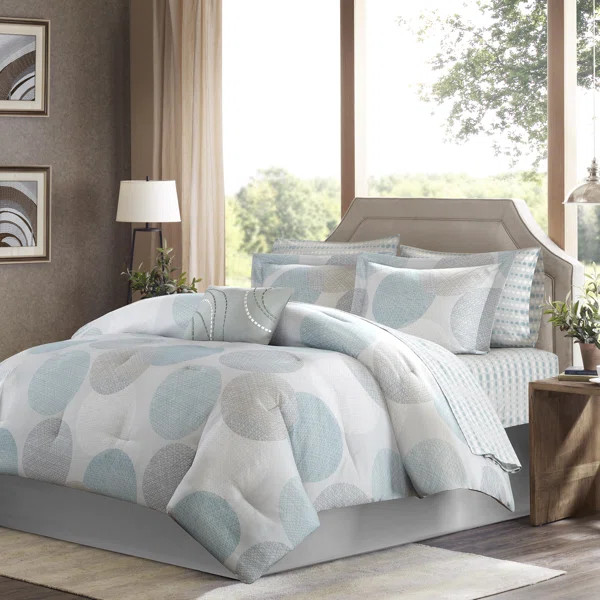 Knowles Comforter Set with Cotton Bed Sheets | Wayfair North America