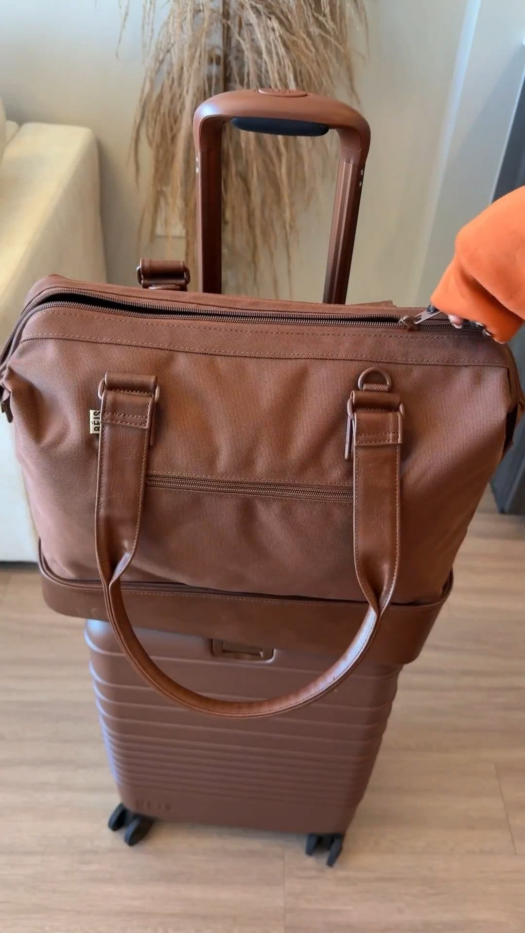 @beistravel officially has me in my travel era 🤎✈️

the QUALITY on this luggage?? sooo good in person. Sleek, durable, easy to roll, and the color is everything 😮‍💨 And this weekender bag combo just makes airport outfits look instantly put together.

I already know this set is coming on every trip with me 😂🤎

Perfect for weekend getaways, carry-on only trips, girls trips, or anyone trying to romanticize travel a little more ✨

#LTKtravel #beistravel #travelessentials #carryonluggage #airportstyle #travelfinds #weekenderbag #LTKfinds #travelstyle

#LTKSeasonal #LTKTravel #LTKvlog