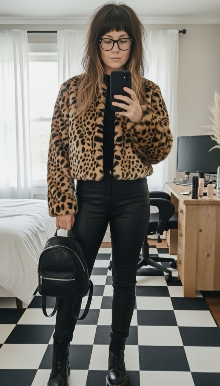 Leopard is officially the new neutral for 2026! 🐆 I’m obsessed with this cropped faux fur leopard jacket—it’s the ultimate "cool girl" staple for transitioning through the seasons. I’ve paired it with high-waisted coated black denim and chunky combat boots to keep the look edgy but wearable for everyday.

Whether you’re heading to brunch or a city stroll, this texture play is everything. Shop my exact outfit and similar budget-friendly finds by following me on the LTK app!

#LTKootd #LTKSeasonal #LTKMidsize