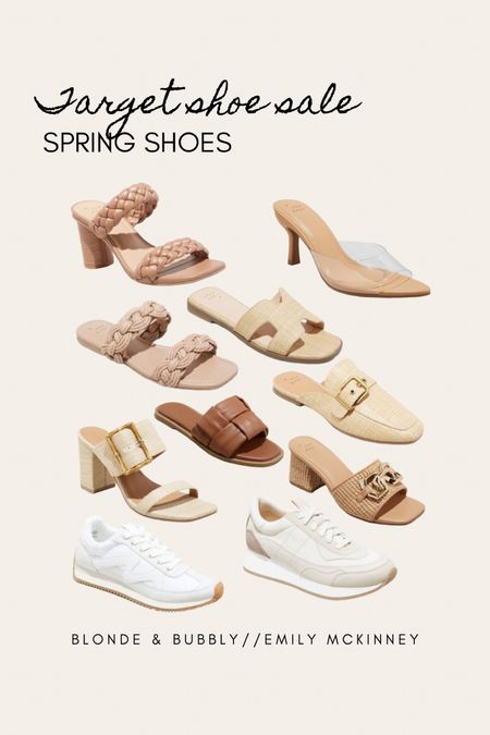 Target shoe sale - 20% off this weekend! Spring shoe picks 💛🌸

Spring shoes. Sandals. Flats. Heels. Work shoes. Spring outfit. Target. Sale. 

#LTKfindsunder50 #LTKsalealert #LTKshoecrush
