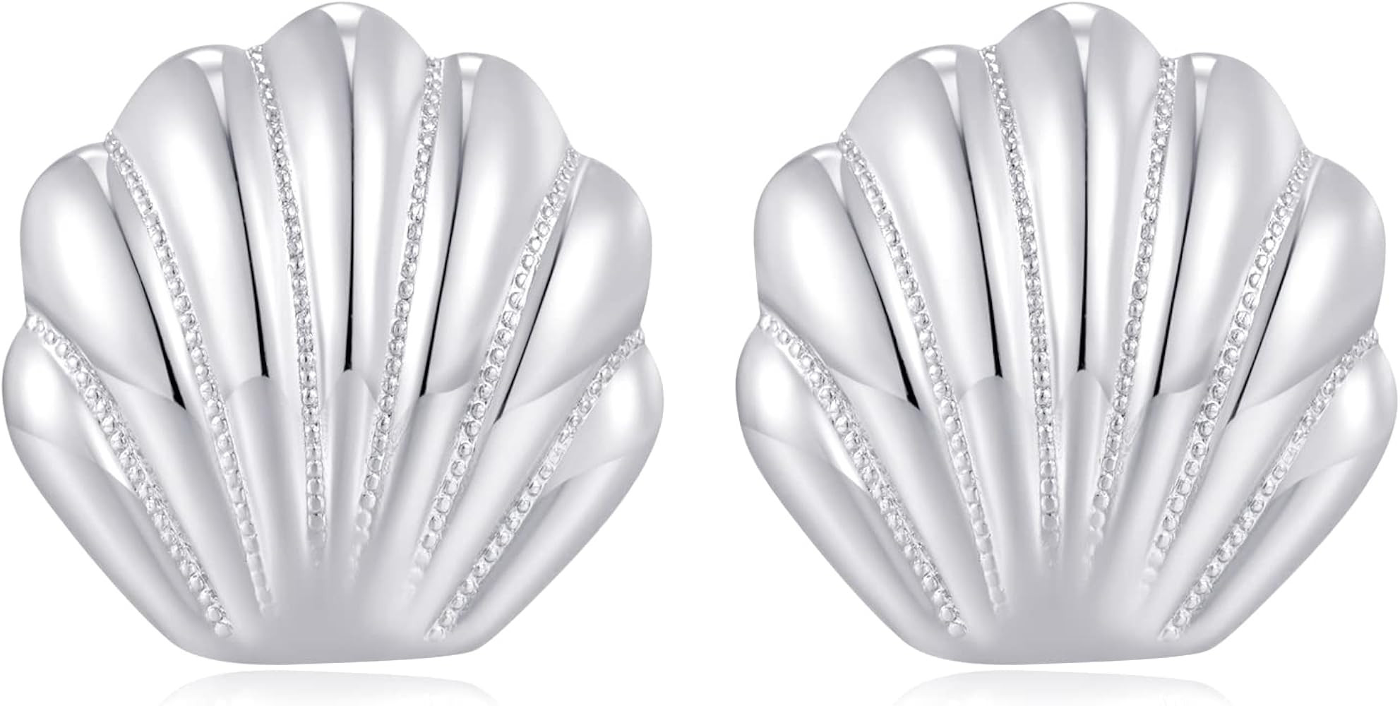 LILIE&WHITE Seashell Stud Earrings For Women Gold Earrings Seashore Earrings Nautical Jewelry For... | Amazon (US)