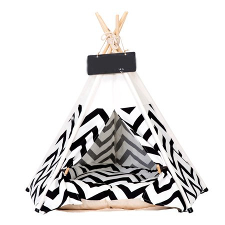 Dog Bed Cat Bed with Cushion Luxery Portable Dog Tents Pet Houses | Walmart (US)