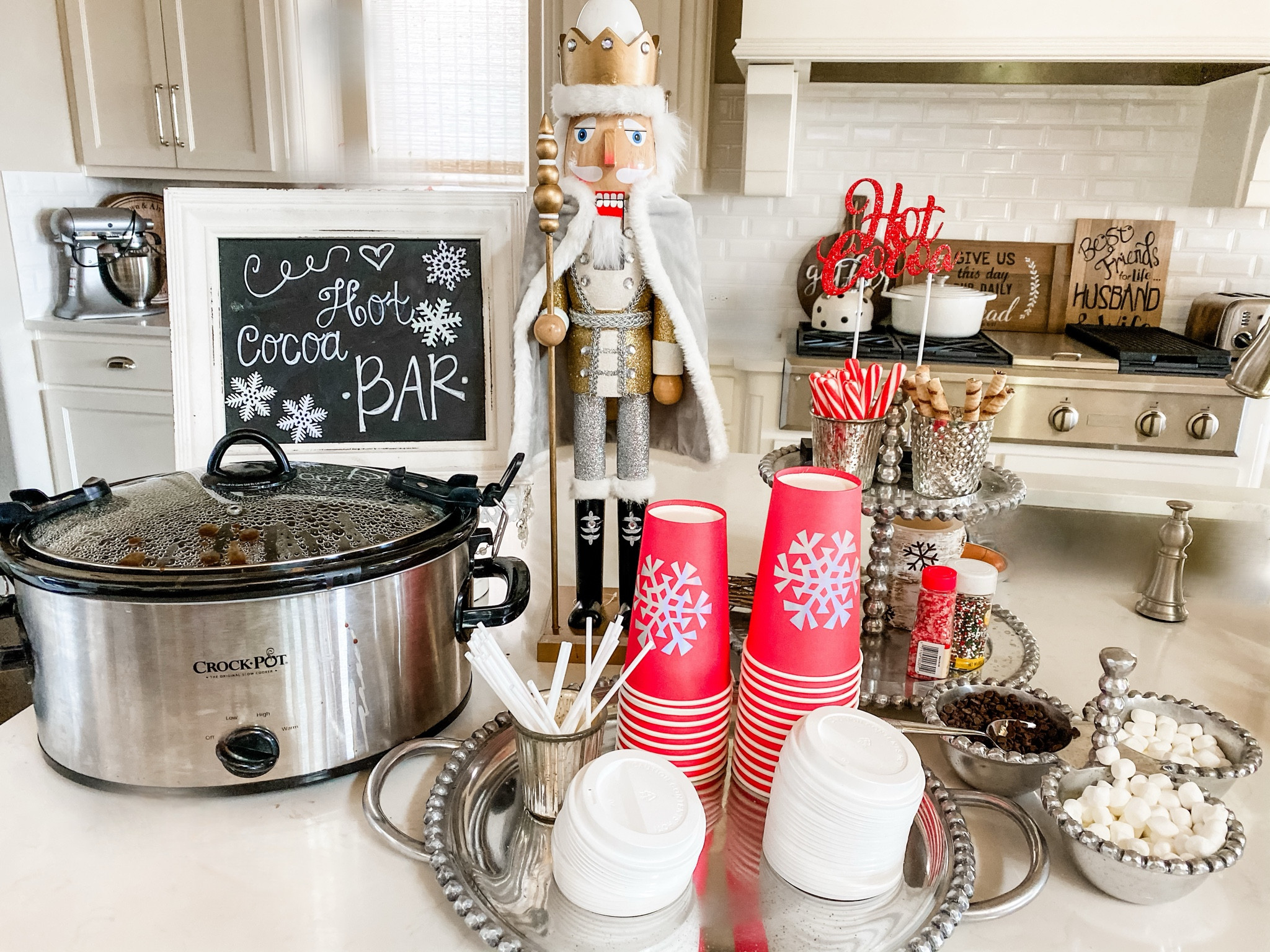 Hot cocoa bar! 

#LTKfamily #LTKSeasonal #LTKparties