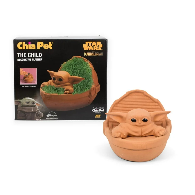 Chia -Pet Planter Decorat Pottery Sunlight Fast-Growing Seed Pack- Star Wars Yoda the Child- Oran... | Walmart (US)