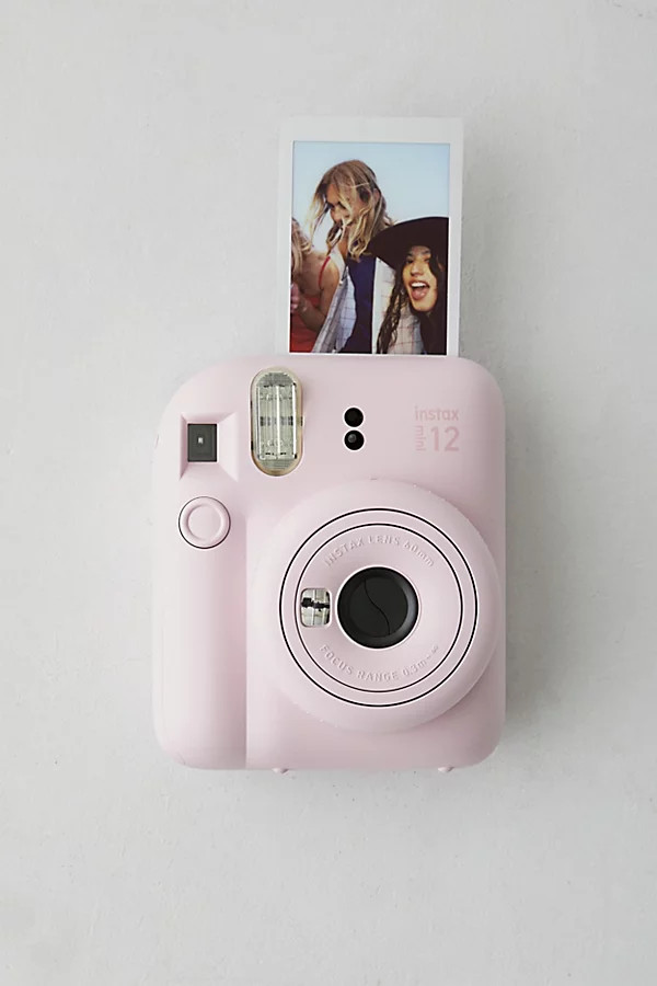 Fujifilm INSTAX MINI 12 Instant Camera in Pink at Urban Outfitters | Urban Outfitters (US and RoW)