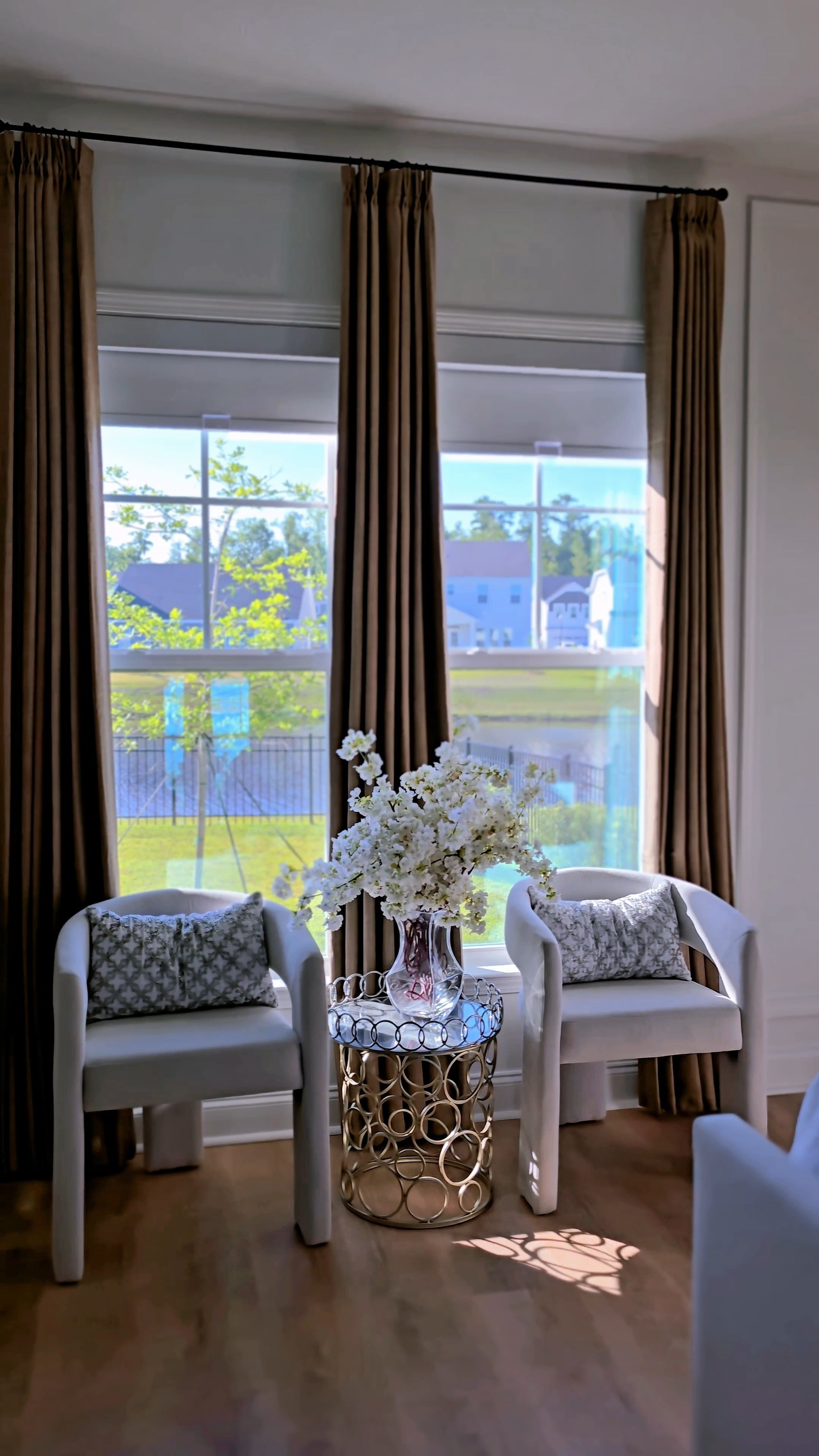 Love these pinch pleat memory trained curtains so they fall perfectly everytime. I also add alligator clips to the bottoms for that extra neat look. 

#LTKHome #LTKU