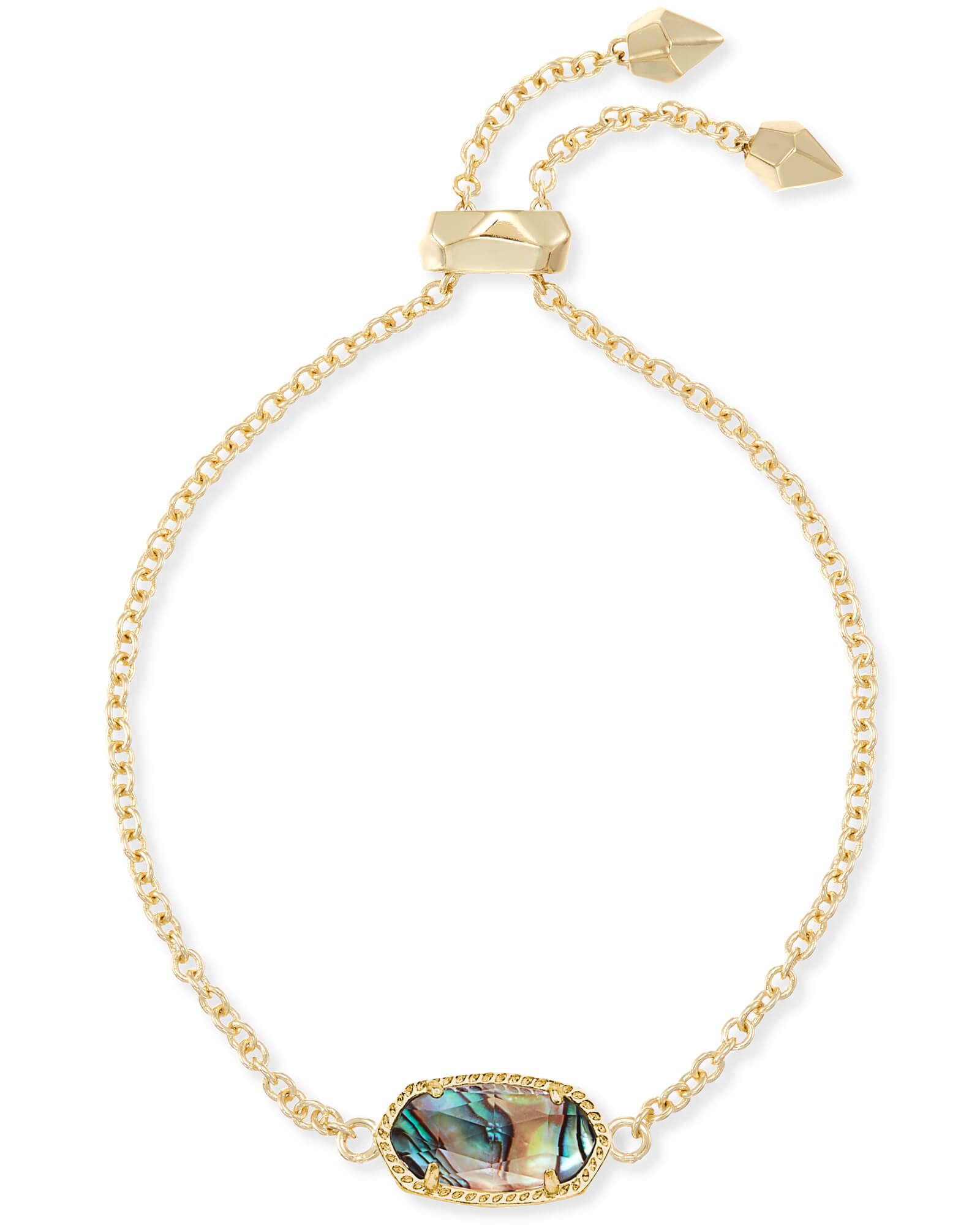 Elaina Gold Chain Bracelet in Abalone Shell | Kendra Scott