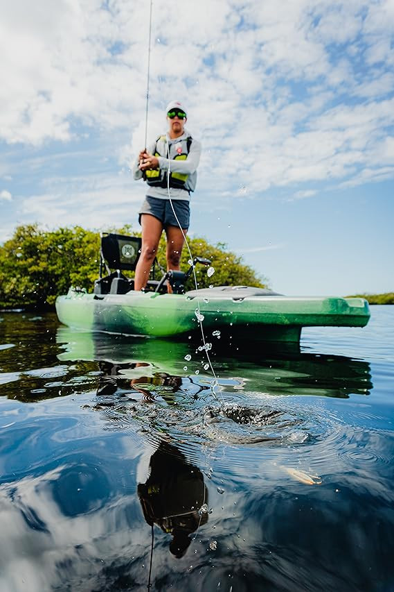 Amazon.com: Perception Kayaks Outlaw 11.5 | Sit on Top Fishing Kayak | Fold Away Lawn Chair Seat ... | Amazon (US)