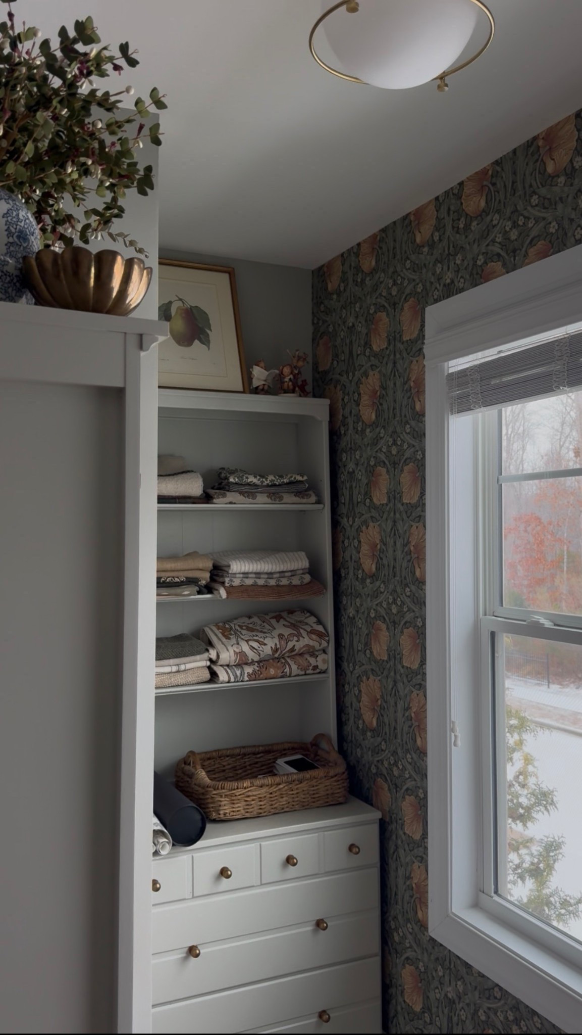 Green floral wallpaper, closet ideas 

#LTKHome